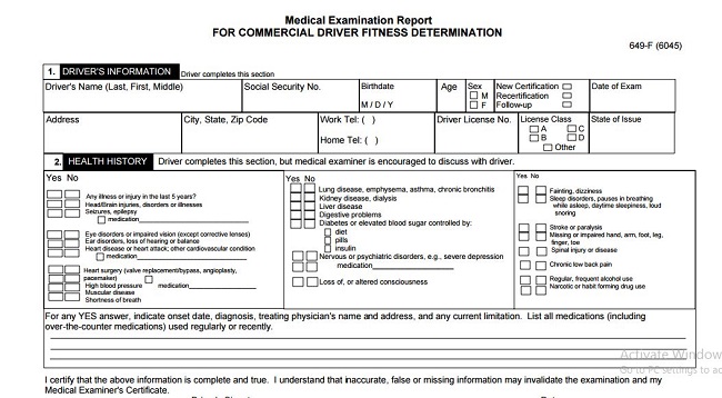 Learn All About Truck Driver Medical Exam