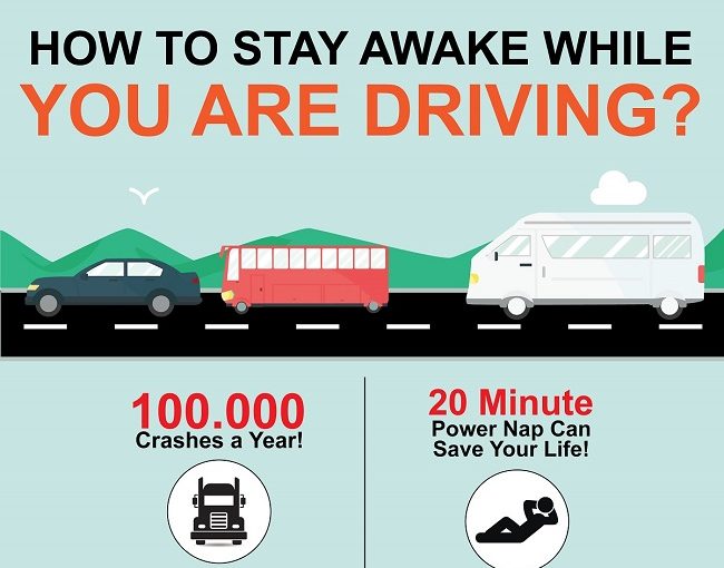 INFOGRAPHIC: How To Stay Awake While You Are Driving?