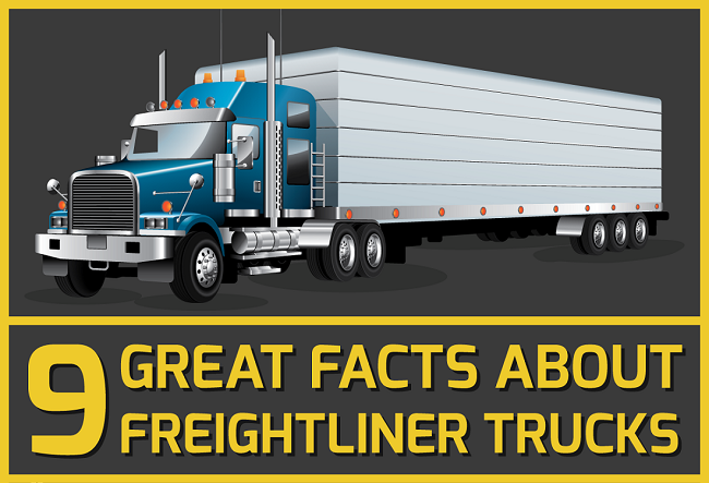 INFOGRAPHIC: 9 Great Facts About Freightliner Trucks