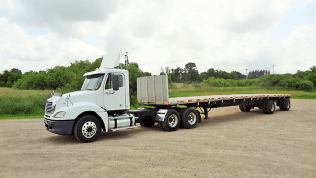 small flatbed van