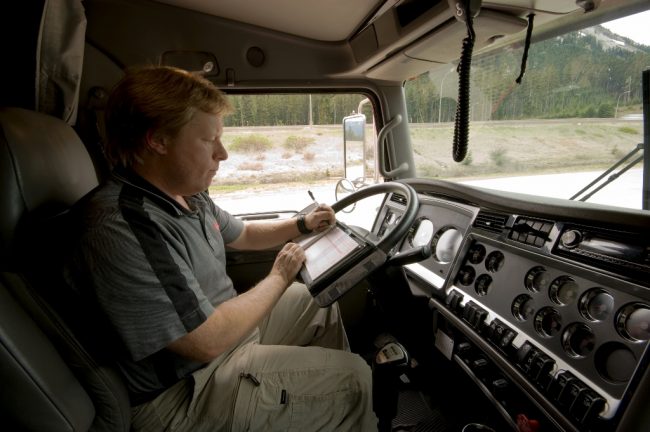 hiring the right OTR truck driver Log 