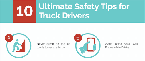 INFOGRAPHIC: 10 Ultimate Safety Tips for Truck Drivers